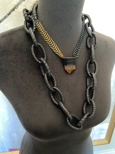 Leather Chain Necklace