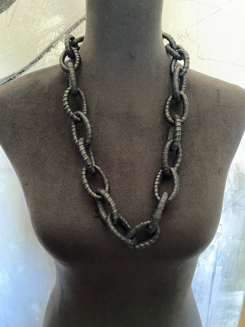 Leather Chain Necklace