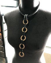 Load image into Gallery viewer, Brass Ring Drop Necklace