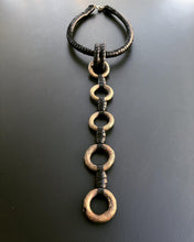 Load image into Gallery viewer, Brass Ring Drop Necklace
